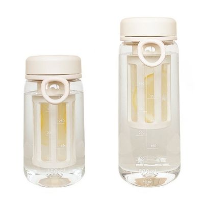 Bottle de água de plástico com infusor de chá 450ML/600ML