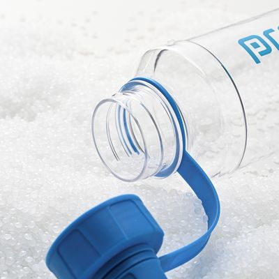 Unisex Aplicável 1000ml BPA livre garrafa de água de plástico transparente adequado para a água fervente