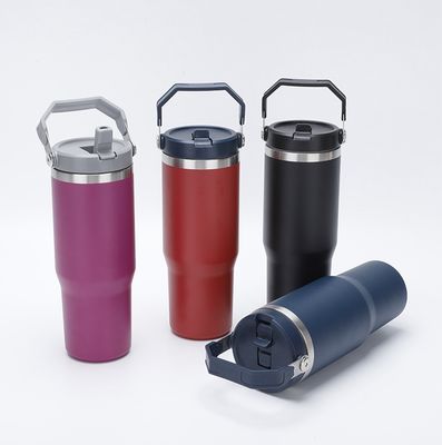 30oz de aço inoxidável isolado a vácuo de viagem de caneca Tumbler mantém frio e calor por horas