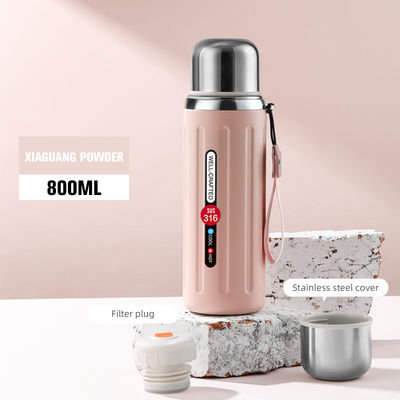 600ml/800ml frascos de vácuo de aço inoxidável aceitável OEM/ODM para viagem bicicleta de ginástica