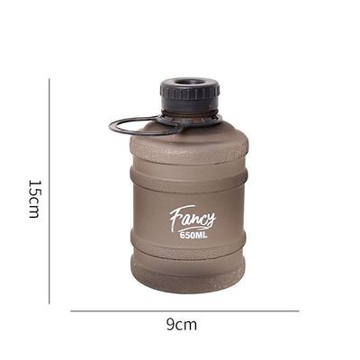 Camp Essential Insulação térmica Mini balde em forma de garrafa de água de plástico para crianças
