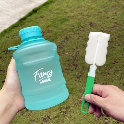 Camp Essential Insulação térmica Mini balde em forma de garrafa de água de plástico para crianças