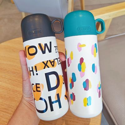 500ml Capacidade Moderno Design 316 aço inoxidável Termos isolado Copo de vácuo frascos