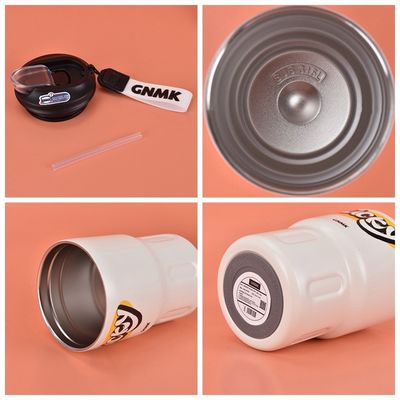 350 ml de design bonito de aço inoxidável de parede dupla isolado a vácuo caneca de café com tampa
