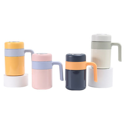 Empresa Eco-Friendly 304 aço inoxidável de camada dupla isolado caneca de café com tampa