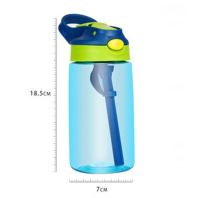 Em estoque 500ml Bebidas personalizadas para crianças Garrafa de água sem BPA Garrafa de bebida de plástico