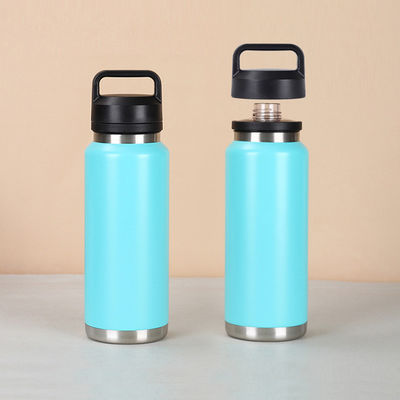 18 oz 26 oz 36 oz Botões de água isoladas a vácuo Caps de aço inoxidável para esportes portáteis