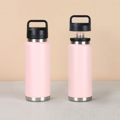 18 oz 26 oz 36 oz Botões de água isoladas a vácuo Caps de aço inoxidável para esportes portáteis