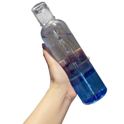 Isolamento térmico 500 ml Marcador de tempo desportivo Garrafa de plástico de água potável com tampa