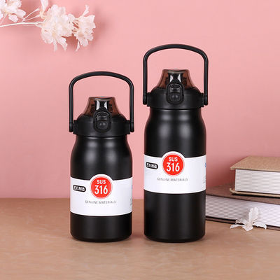 Aceitável OEM/ODM 316 frasco de vácuo de aço inoxidável com isolamento térmico e tampa