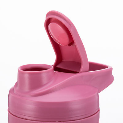 Equipado com revestimento anticorrosivo 650ml garrafa de shaker de ginástica para garrafa de água de fitness de plástico