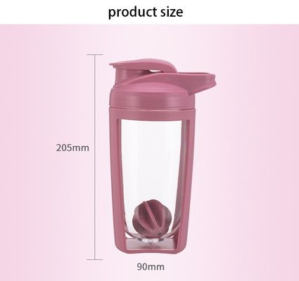 Equipado com revestimento anticorrosivo 650ml garrafa de shaker de ginástica para garrafa de água de fitness de plástico