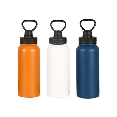 Amostra Fornecer Bottle de Água de Viagem de vácuo de aço inoxidável de boca larga personalizada 1000ml