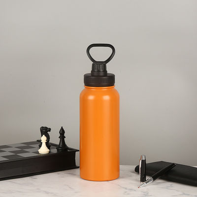 Amostra Fornecer Bottle de Água de Viagem de vácuo de aço inoxidável de boca larga personalizada 1000ml