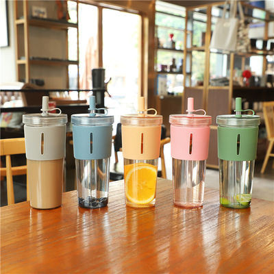 700 ml de sumo livre de BPA, garrafa de água potável, copo de copo com palha e manga