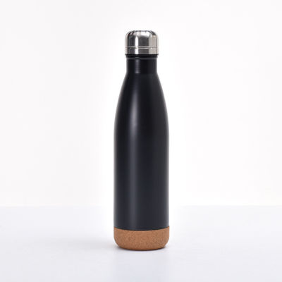 Garrafa de água desportiva de aço inoxidável de 500 ml com isolamento de parede dupla