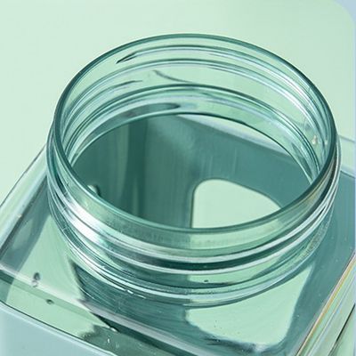 Copo Quadrado de Isolamento Térmico 700ml Copo de Plástico Portátil à prova de vazamento para Estudantes