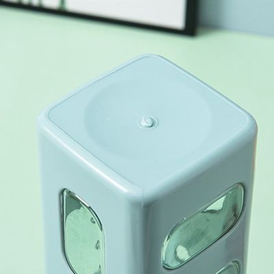 700 ml garrafa de água quadrada com marcador de tempo motivacional garrafa de plástico sem BPA
