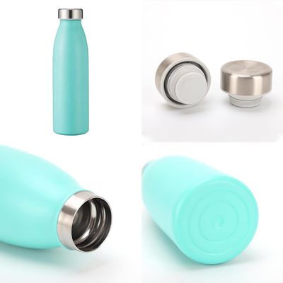 Esporte de aço inoxidável 750 ml garrafas de frasco desempenho de isolamento térmico 12-24 horas
