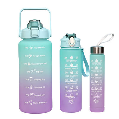 32 oz de BPA Free Time Marker 3pcs Botão de Água Motivacional de Plástico Para Desportos Rosa