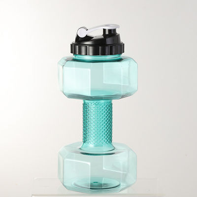 2.2L garrafa de água em forma de halterofil para exercícios físicos Grande capacidade e sustentável