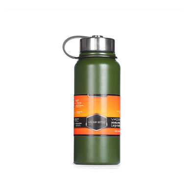 Copo isolado a vácuo de aço inoxidável de grande capacidade de 800 ml com design amigável para viagens