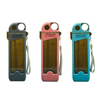 Popular forma quadrada para viagens ao ar livre garrafa de água de 350ml capacidade em estoque e livre de BPA