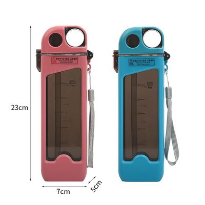Popular forma quadrada para viagens ao ar livre garrafa de água de 350ml capacidade em estoque e livre de BPA