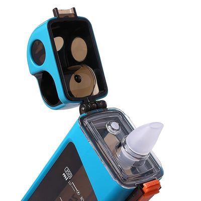 Popular forma quadrada para viagens ao ar livre garrafa de água de 350ml capacidade em estoque e livre de BPA