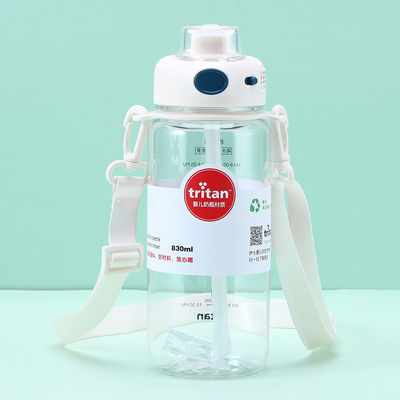 700 ml e 830 ml Gym Gallon Sport garrafa de água com marcador de tempo livre de BPA Tritano plástico reutilizável