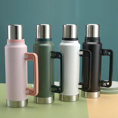 Garrafa de água clássica à prova de vazamento para atividades ao ar livre Termos de aço inoxidável de 1400 ml