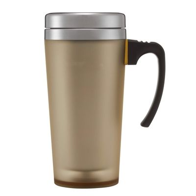 Termos isolado para desporto ao ar livre com copo de vácuo portátil e caneca de aço inoxidável