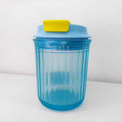 Garrafa de água esportiva de plástico portátil Tritan com revestimento anticorrosivo HTR-360-112