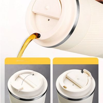 Garrafa térmico de aço inoxidável com tampa