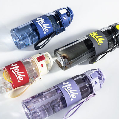 Exercício ao ar livre ginásio reutilizável garrafa de água livre de BPA com capacidade de 680/860ml