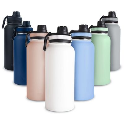 Frascos de vácuo termozes 32OZ logotipo personalizado de aço inoxidável frasco térmico de parede dupla