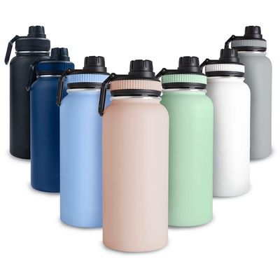 Frascos de vácuo termozes 32OZ logotipo personalizado de aço inoxidável frasco térmico de parede dupla