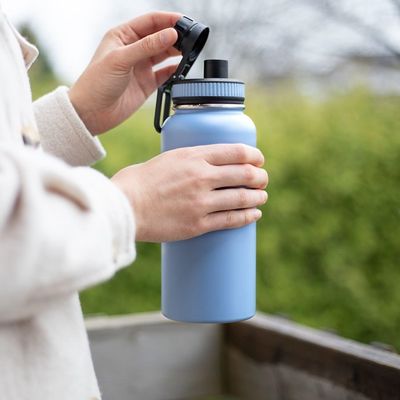 Frascos de vácuo termozes 32OZ logotipo personalizado de aço inoxidável frasco térmico de parede dupla