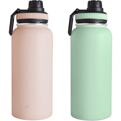Todos os interessados podem desfrutar da garrafa de água desportiva de aço inoxidável 32OZ com tampa livre de BPA