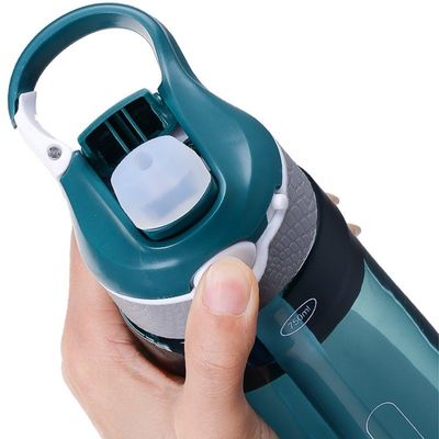 750 ml Fitness Protein Gym Shaker Flasca com Palha Tritano Alimentar Flasca de água de silicone