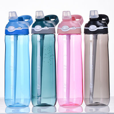 Água Fervente Aplicável 750 ml garrafa de água esportiva de plástico Tritan com alça para adultos