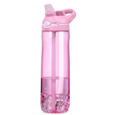 750ml / 25oz de capacidade Rosa garrafa de água Tritão escolha sustentável para os entusiastas do ginásio