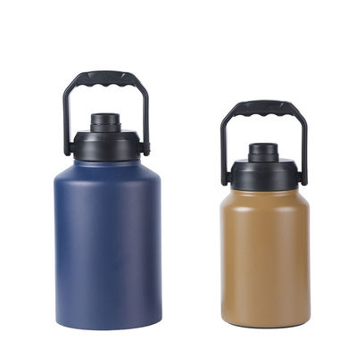 Botão de termo portátil para viagens ao ar livre de 2L com grande capacidade e aço inoxidável 304