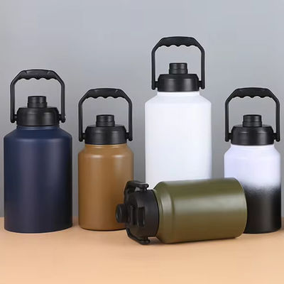 Botão de termo portátil para viagens ao ar livre de 2L com grande capacidade e aço inoxidável 304