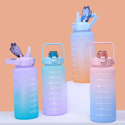 2000ml garrafa de bebida de Tritão com tampa garrafa de água fitness reutilizável para logotipo personalizado