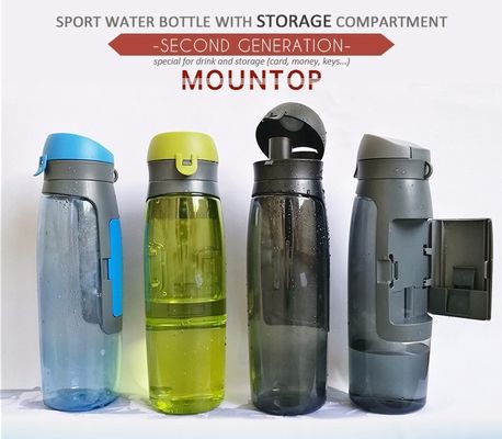 Estilo de Design Minimalista 750 ml garrafa de água plástica para desporto para hidratação em movimento