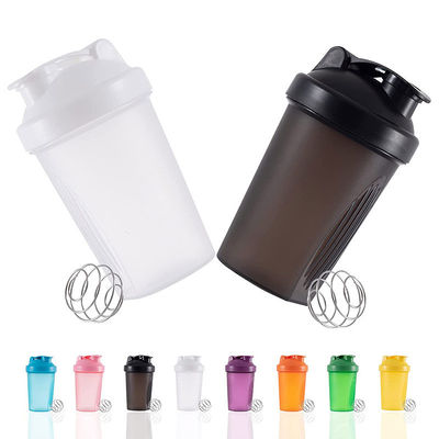 Logotipo do cliente Balanço de ginástica 400ml 600ml Balanço de ginástica Sport Garrafa de água de plástico Protein Shaker Cup