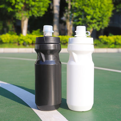 Estilo de design minimalista BPA livre plástico desportivo garrafa de água de compressão para corrida de bicicleta