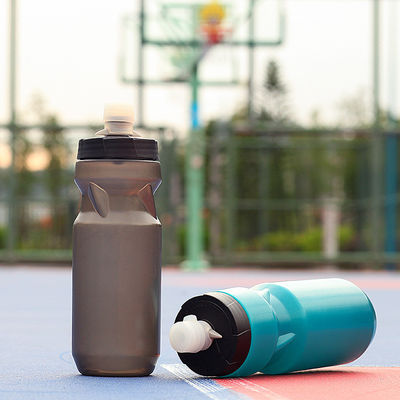 Estilo de design minimalista BPA livre plástico desportivo garrafa de água de compressão para corrida de bicicleta