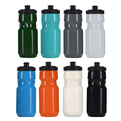 Estilo de design minimalista BPA livre plástico desportivo garrafa de água de compressão para corrida de bicicleta